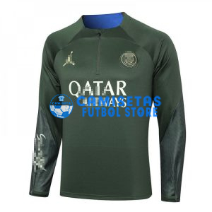Sudadera De Entrenamiento PSG 2024/2025 Verde Oscuro